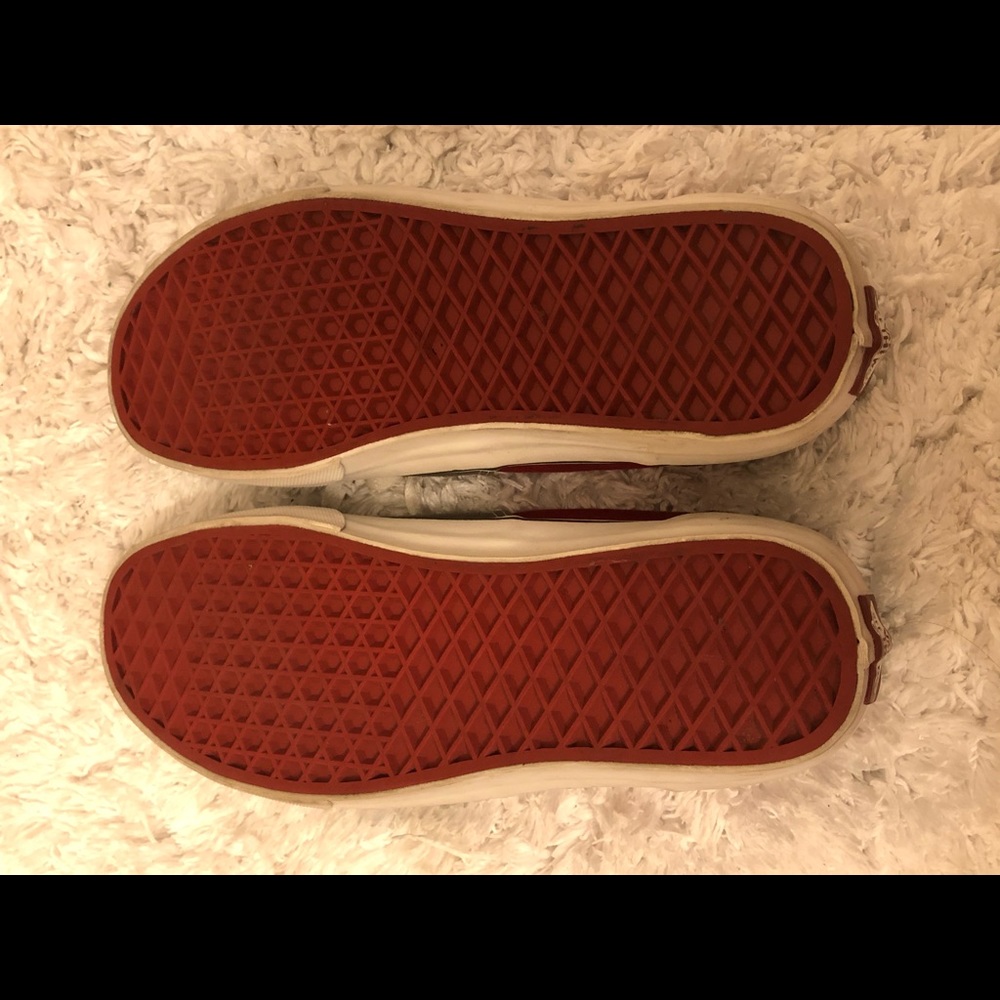 VANS Women’s gray and red 8.5 - Picture 5 of 6